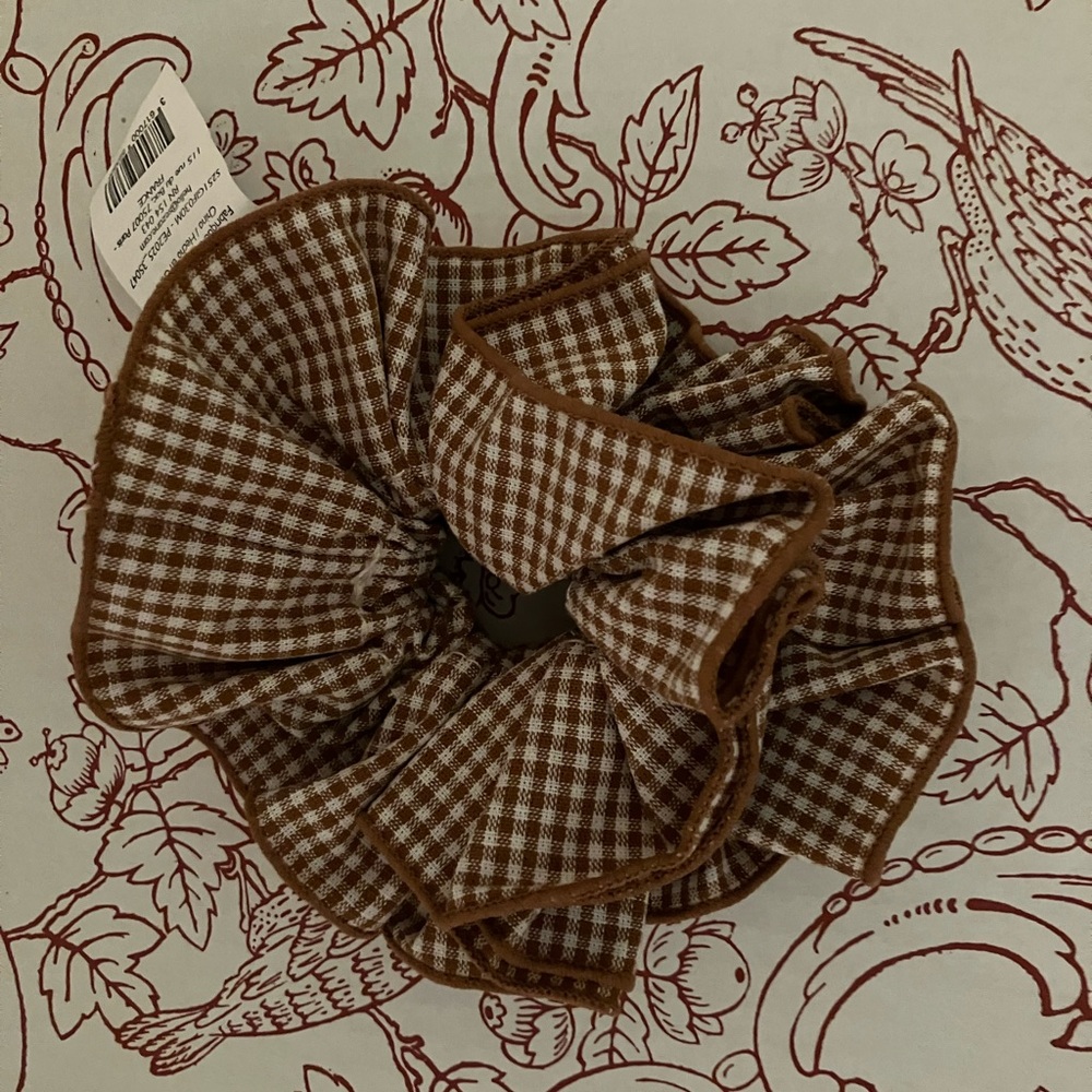 SÉZANE Gingham Scrunchie